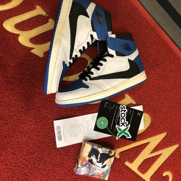 Top Quality Travis Scott x Air 1s Dark Mocha Men Women Basketball Sports Shoes R main image 4